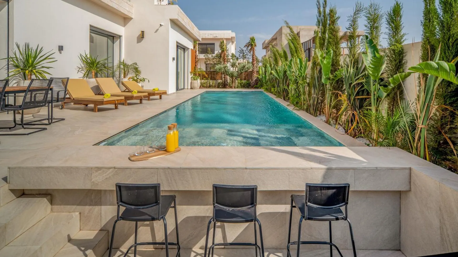 펜션 Villa Bahia Luxury-Pool Breakfast & Golf Access 마라케시