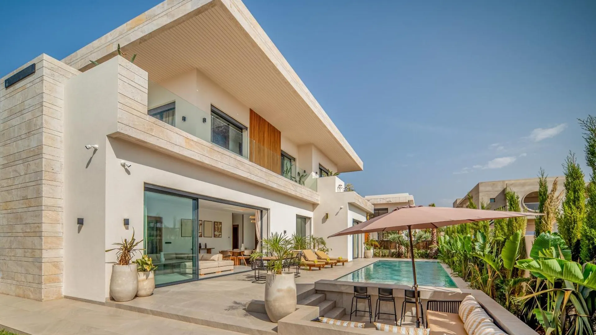 펜션 Villa Bahia Luxury-Pool Breakfast & Golf Access 마라케시 모로코